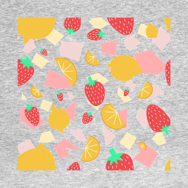 Strawberry Lemonade Pattern by Emberpixie
